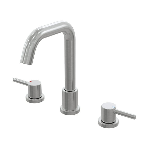 EastVita Faucet, Bathroom Sink Faucet, 3 Hole Faucet for Bathroom Sink, Widespread Brushed Nickel Bathroom Faucet 3 Hole with Pop up Drain and cUPC Lead-Free Hose - Brushed Nickel