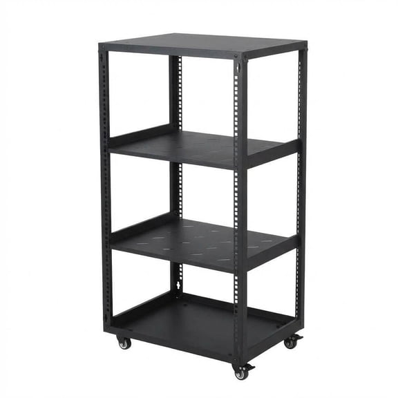 EastVita Heavy Duty Network Server Rack with Casters Wall Mount & Floor Standing IT Cabinet 1.2mm Metal