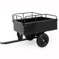 thumbnail image 1 of EastVita Heavy Duty Utility Trailer for ATV/UTV 750lbs Capacity Garden Dump Cart for Lawn Mower Tractor, 1 of 6