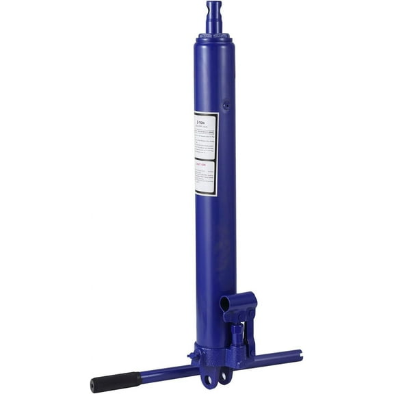 EastVita Hydraulic Long Ram Jack 8 Ton,Dual Piston Pump,Clevis Base,Manual Cherry Picker for Engine Lift Hoist,Farm Use