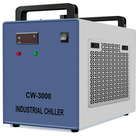 EastVita Industrial Water Chiller CW3000,110V 9L Water Cooling System for 40W-80W CO2 Laser Engraving Cutting,2.6gpm,50W/℃