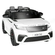 EastVita Kids 12V Ride on Cars Licensed Land Rover Ride on Electric Toys with Parent Remote Control, MP3 Player, Rocking, Pull Rod for Kids 3 Age+