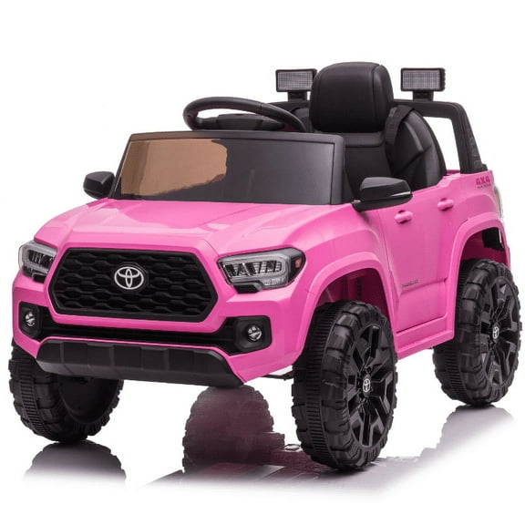 EastVita Kids 12V Ride on Cars Toyota Licensed Land Rover Ride on SUV Electric Car with Remote Control, MP3 Player Rocking Pull Rod for Kids 3 Age +