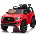 thumbnail image 1 of EastVita Kids 12V Ride on Cars Toyota Licensed Land Rover Ride on SUV Electric Car with Remote Control, MP3 Player Rocking Pull Rod for Kids 3 Age +, 1 of 7