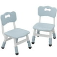 thumbnail image 1 of EastVita Kids 2 Chairs Set Height Adjustable Toddler Chair Set, Graffiti Desktop, Children Learn Activity Table for Kids Study Table for Home, 1 of 8