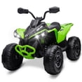 thumbnail image 1 of EastVita Kids ATV, 12V Ride on Toy Car of Bombardier Licensed BRP 4 Wheeler Quad Electric Vehicle for 3 Age+ Boys Girls Green, 1 of 10