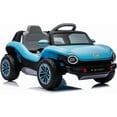 thumbnail image 1 of EastVita Kids Electric Vehicle Licensed Volkswagen | 12V Ride-On Toy with Remote Control | LED Lights, MP3, and Bluetooth Blue, 1 of 6