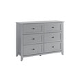 thumbnail image 1 of EastVita Modern 6 Chest Of Drawer Dresser, Modern Dresser With Deep Drawers And Nickel Round Handle, Wood Organizer Storage Cabinet For Bedroom, Living Room, Hallway, 1 of 8