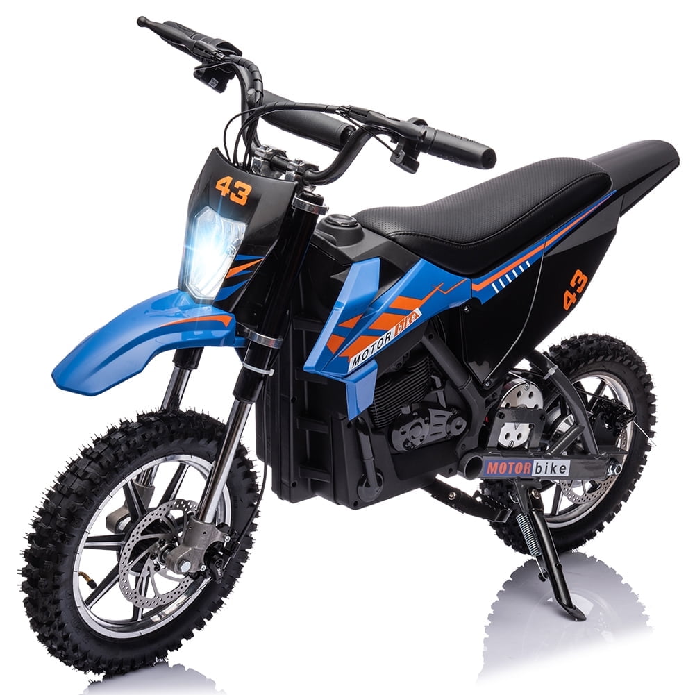 EastVita Off-Road 36V Electric 350W Dirt Bike, for 14 Years to 14 Years - Blue