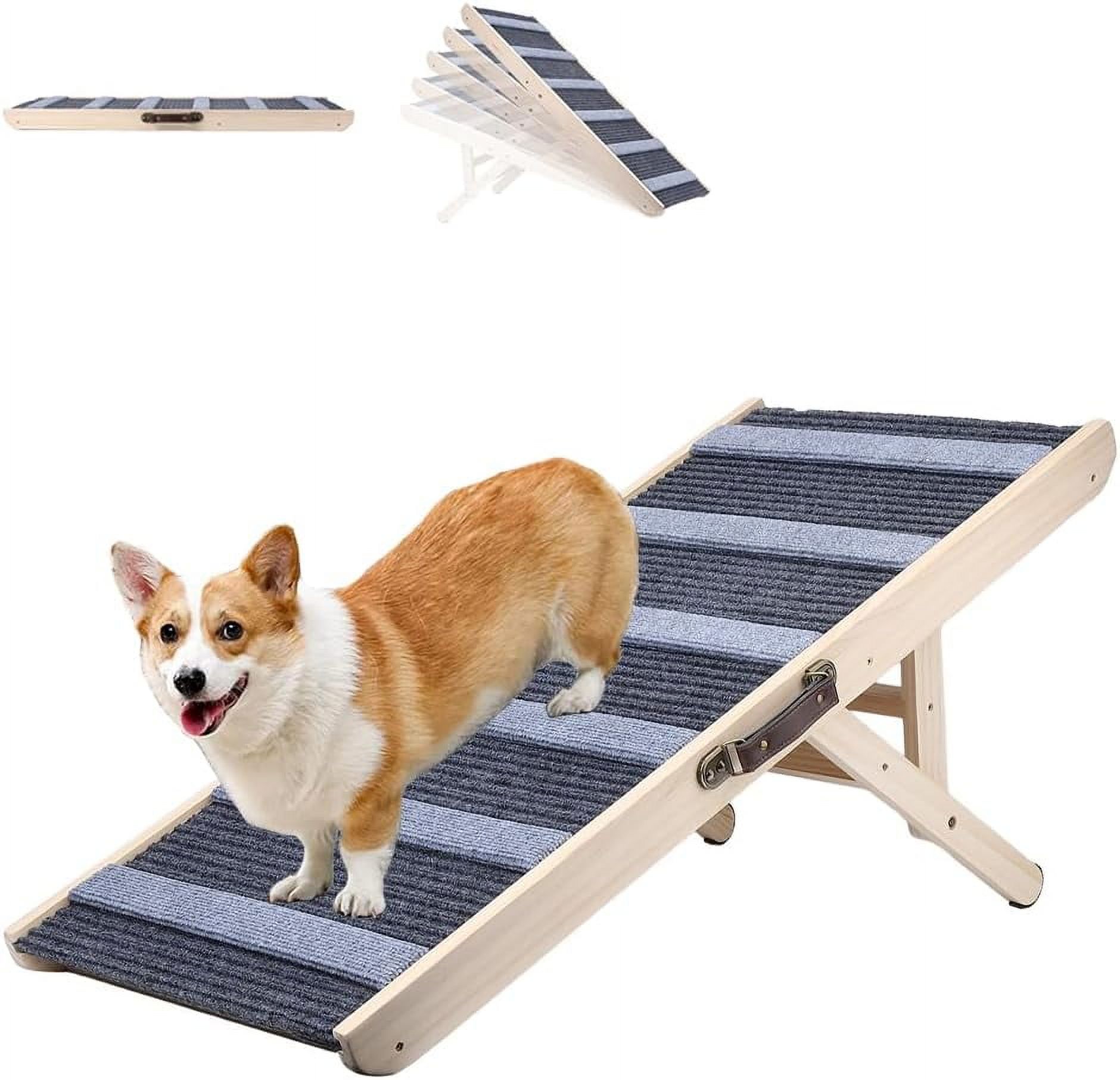 Bed Ramp For Dogs Foldable Dog Ramp For Couch & Bed - Portable Pet ...