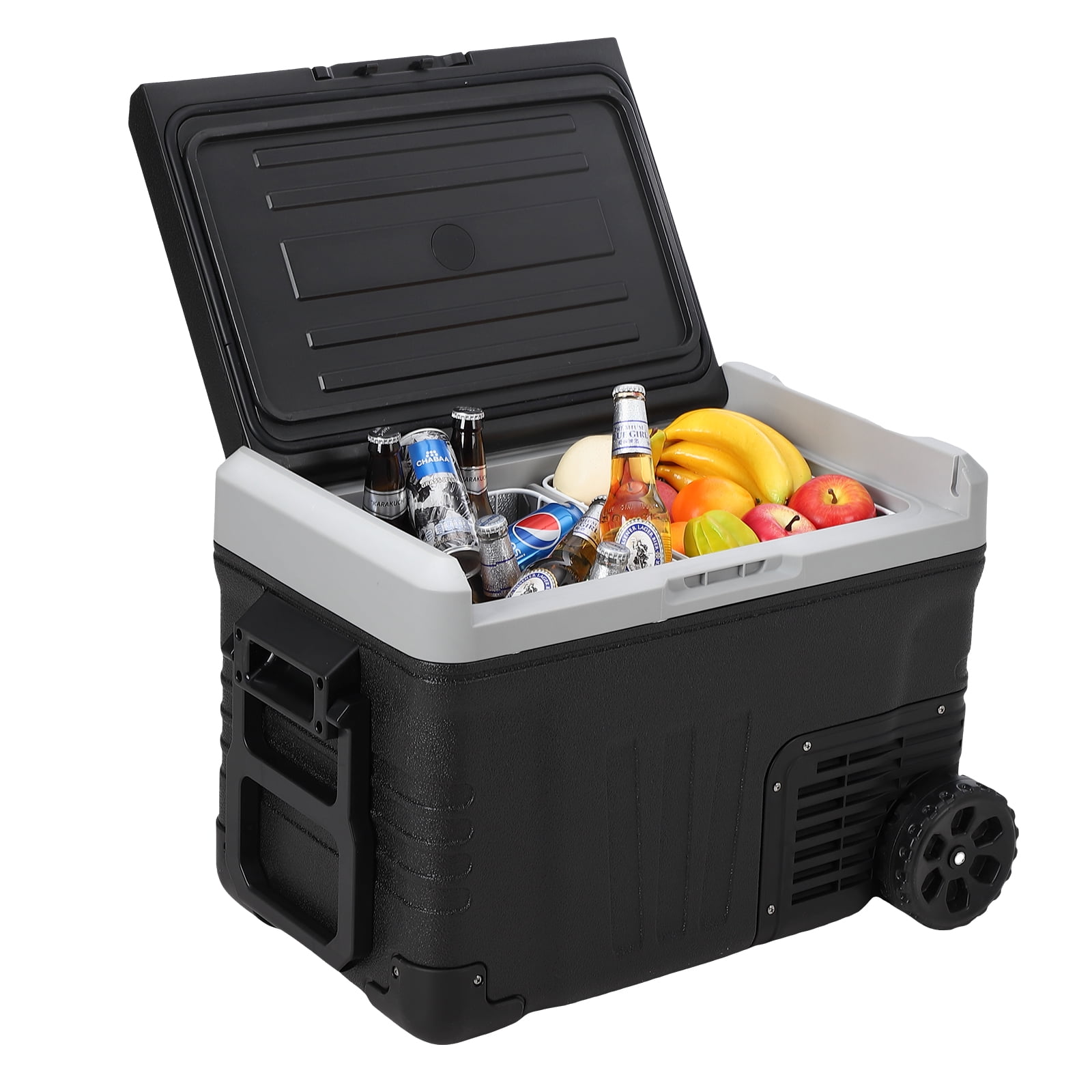 Simzlife 26Qt Portable Car Fridge, For Home & Outdoor Use, Electric DC&AC -  Black - Walmart.com