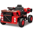 thumbnail image 1 of EastVita Ride on Dump Truck,12V Ride on Construction Vehicle with Remote Control,Electric Dump Bed,Shovel,Ride on Car Toy with Music Player, High and Four-Wheel Shock Absorption red, 1 of 7