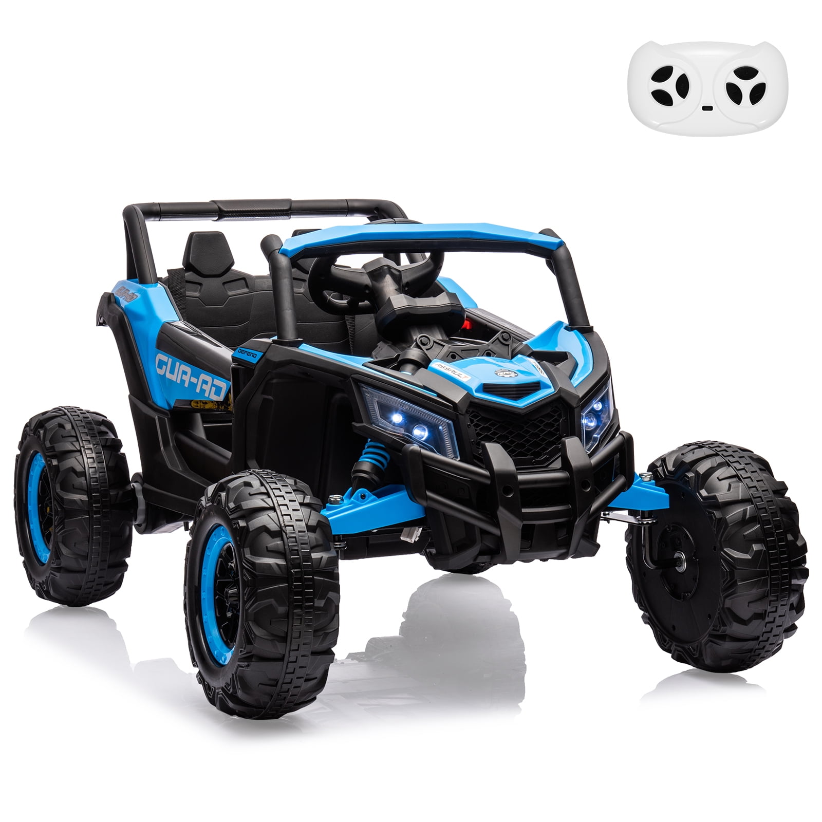 Blue 24V Electric Ride-On UTV Car with Remote Control