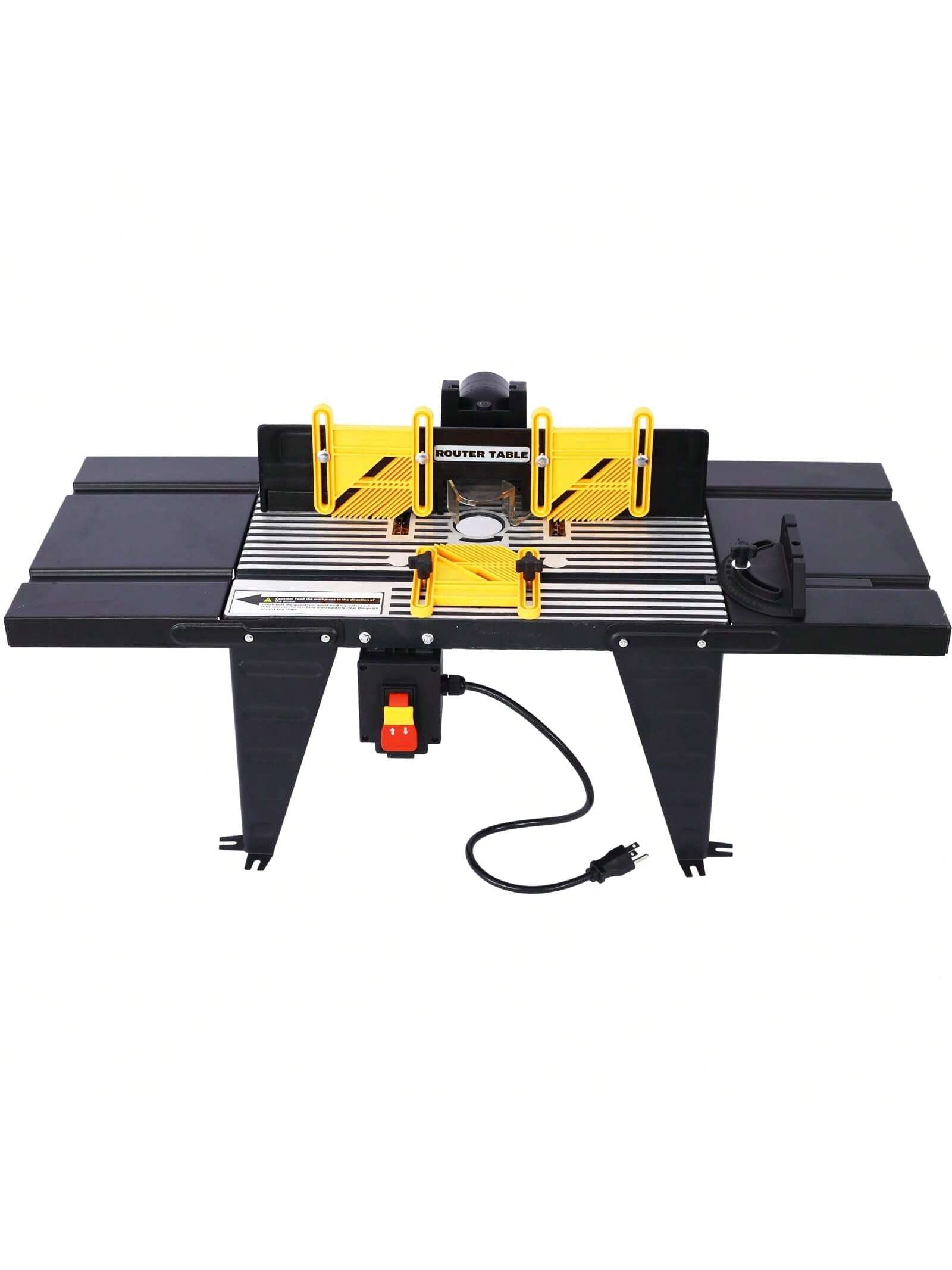 EastVita Router Table Top. Aluminum Top Benchtop Router. Heavy Duty Steel Stands Woodworking Bench Bakelite Milled Table
