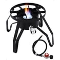 thumbnail image 1 of EastVita Single Burner, Outdoor Stove Propane with Adjustable Regulator and Hose High Heat Output Camping Stove Turkey Cooking, 1 of 8