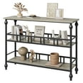 thumbnail image 1 of EastVita Sofa Table,3-Tier Narrow Console Table with Open Shelves,Industrial Foyer Table for Entryway,Hallway,Kitchen,Living Bedroom,Gray, 1 of 8