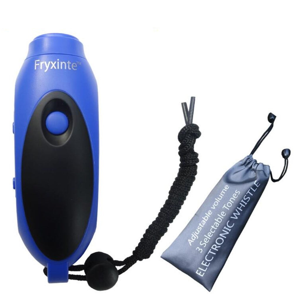 EastVita Upgraded Adjustable Long Endurance Electronic Whistle,High Decibel Sports Referee Whistle,Emergency Rescue,Pigeon Training,Blue