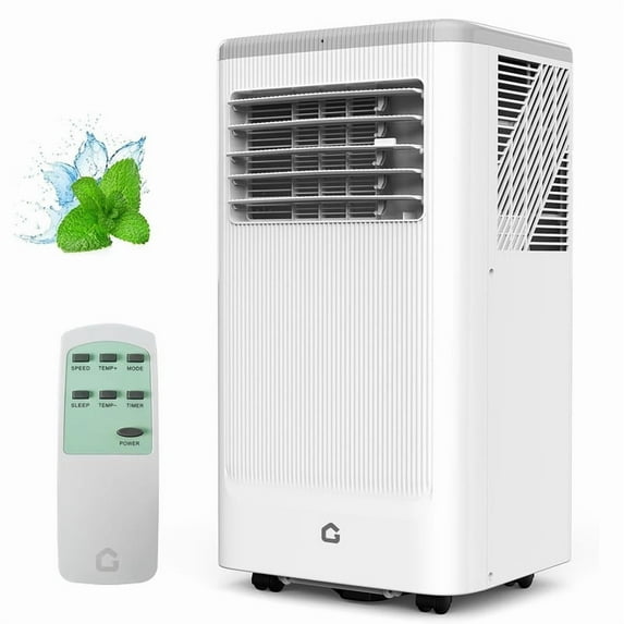 EastVite 10,000 BTUs Portable Air Conditioner with Heater - Room AC with Remote Control, Stand-up AC Cooling Fan Modes, 24H Timer - 560 Sq.Ft