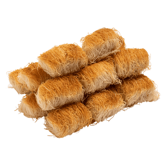 Eastanbul Kataifi Rolls Kataifi Shredded Fillo Dough (Syrup not included) Twisted Kadayif Pastry Dough, From Staple Syrup Sweetened Dessert, Ingredient for Dubai Chocolate, Shredded Wheat Cereal,300g