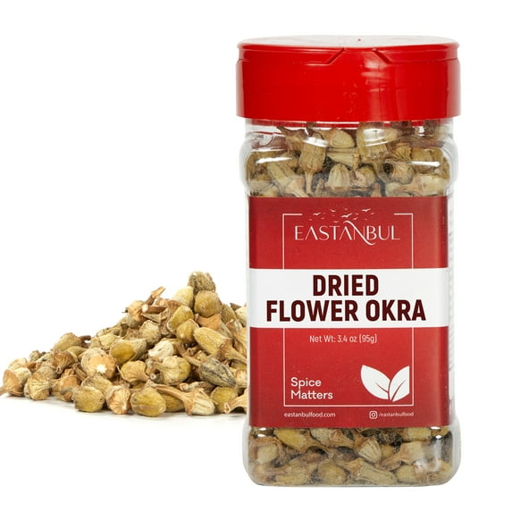 Eastanbul Dried Okra,Dried Ladies' Finger Ocra,Dry Ochro,Kuru Bamya,3.4oz