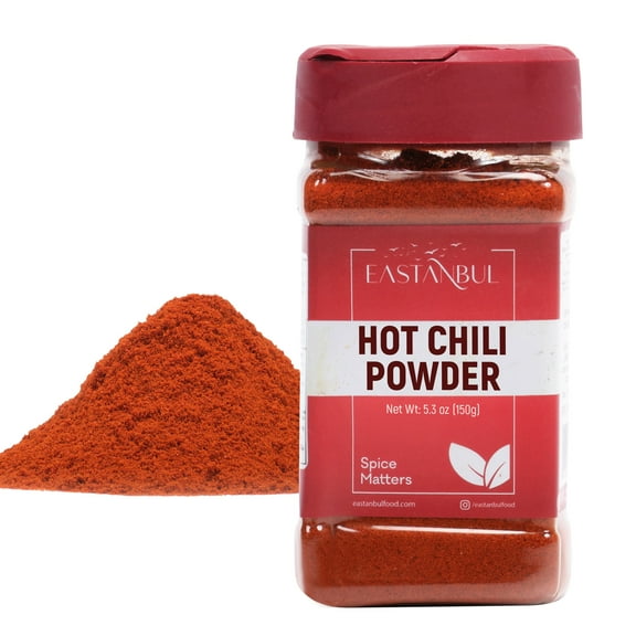 Eastanbul Hot Chili Powder, Ground Red Pepper with Rich Flavor, 5.29oz