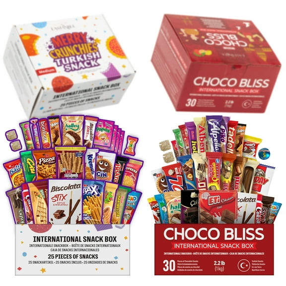 Eastanbul International Snack Box, 55 Full-Size Foreign Snack Box