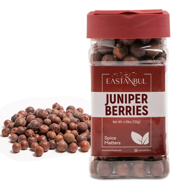 Eastanbul Juniper Berries, Juniper Berries Whole, Enebro Hierba,Vegan 4.59oz