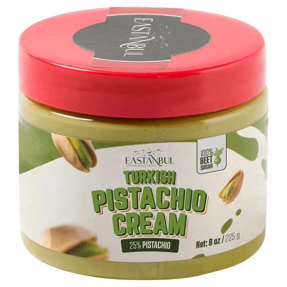 Eastanbul Turkish Pistachio Cream, Paste for Dubai Chocolate Bar, 8oz