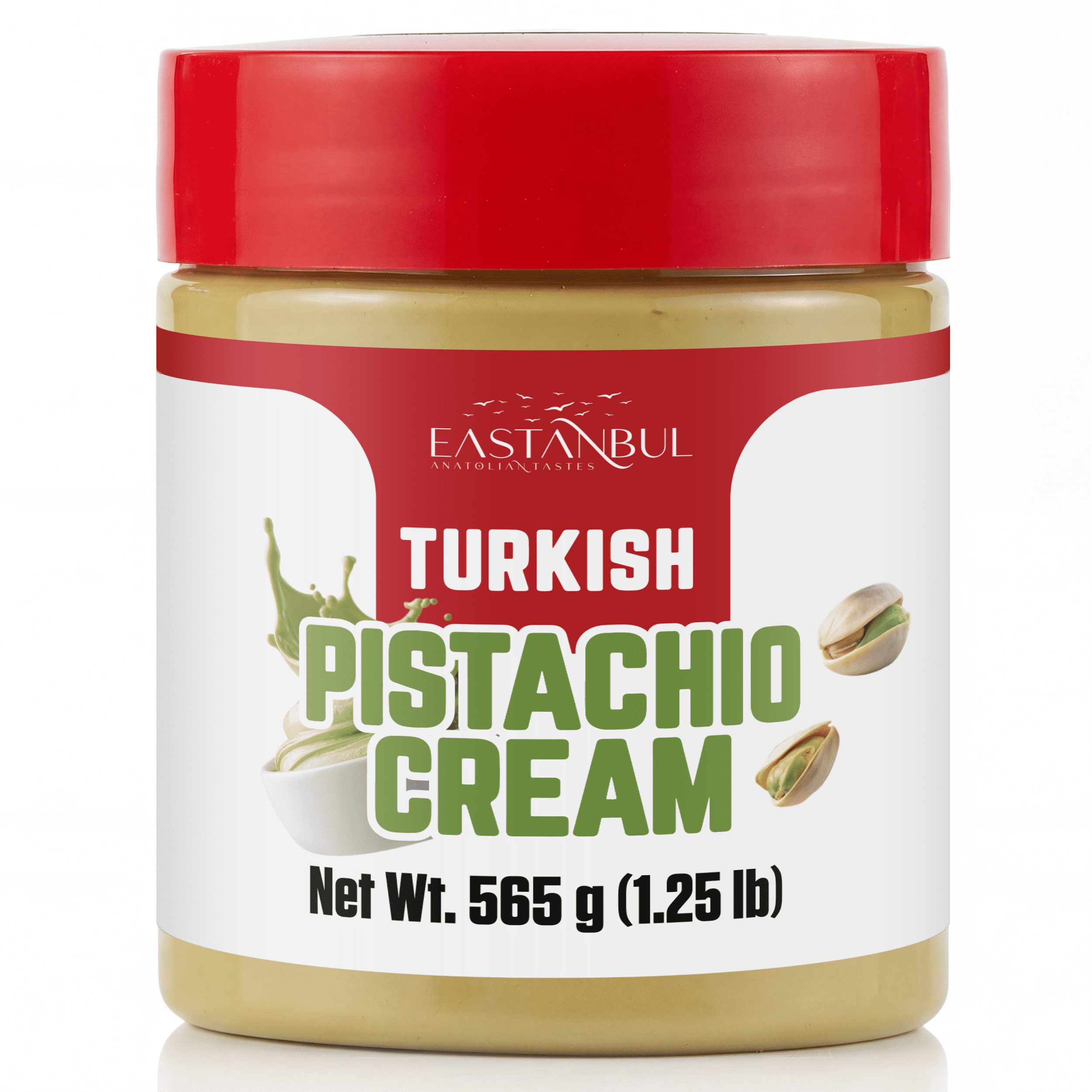 Eastanbul Pistachio Cream, Turkish Pistachio Butter Spread, 1.25lb