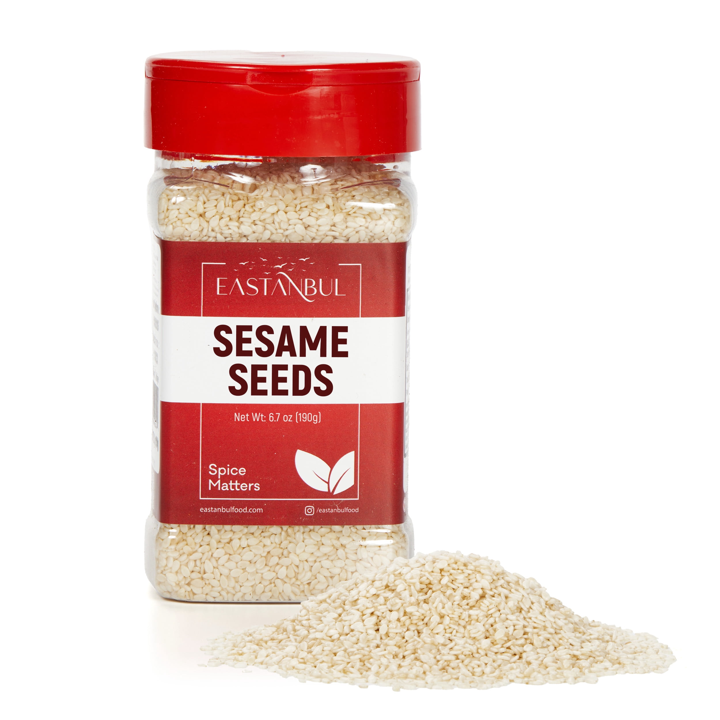 Eastanbul Sesame Seeds 6 7 Oz Hulled Sesame Seeds White Sesame Seeds