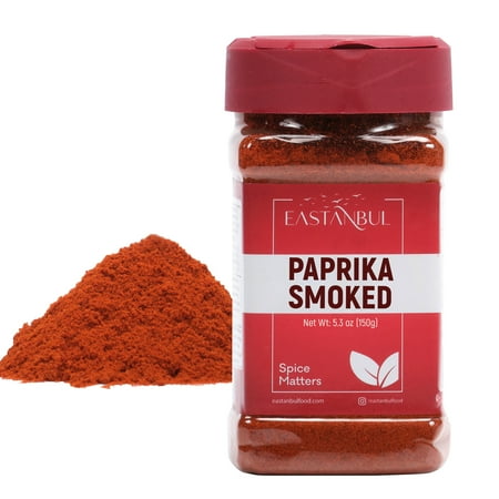 Eastanbul Smoked Paprika Powder, Smoky Paprica, Rich Smoky Flavor, 5.29oz