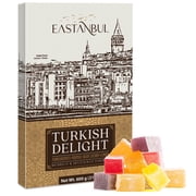 Eastanbul Turkish Delight, Turkish Delights Candy Assorted Flavor, 21.2oz