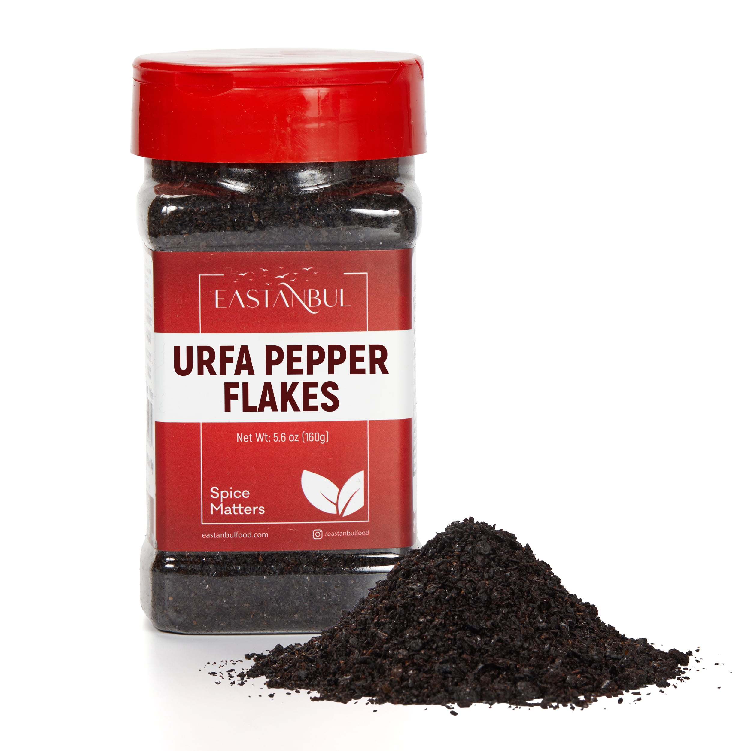 Eastanbul Urfa Biber Pepper, 5.6oz Urfa Pepper Flakes, MildModerately