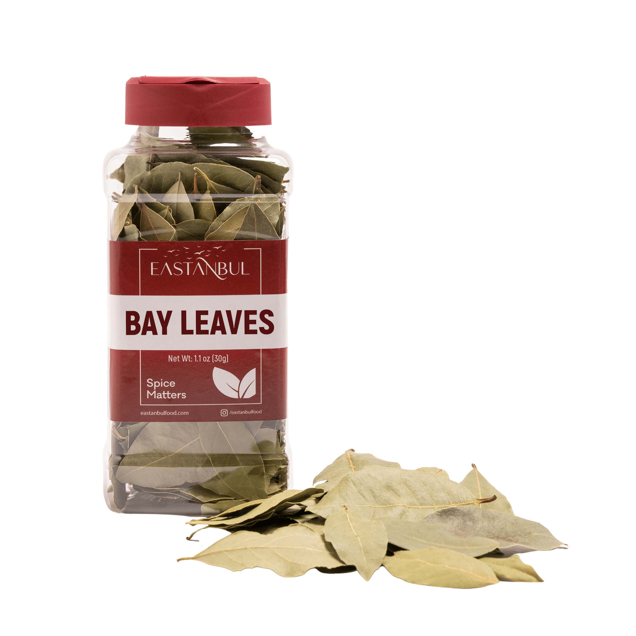 Eastanbul Whole Bay Leaves 1.1oz, Dried Bay Leaves, Whole Bayleaf