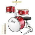 Eastar Drum Set for Kids 14 inch 3Piece Drums Kit Child Beginners Jazz Musical Instrument