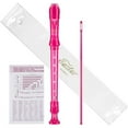 thumbnail image 1 of Eastar ERS-1GP German Soprano Recorder 8 Hole C Key 3 Piece Instrument Pink, 1 of 8