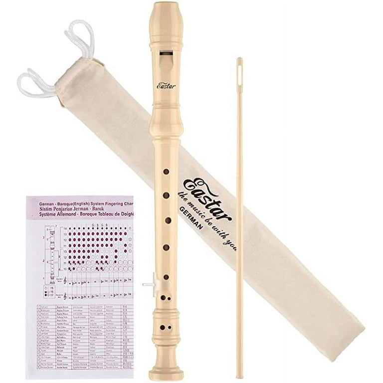 Eastar ERS 21GN ABS German Descant Soprano Recorder C Key With