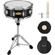 Eastar Snare Drum Set for Students Beginners with Mute Pad, Drum Sticks, Snare Drum Bag, Drum Key, 14"X 5.5",Starry Black