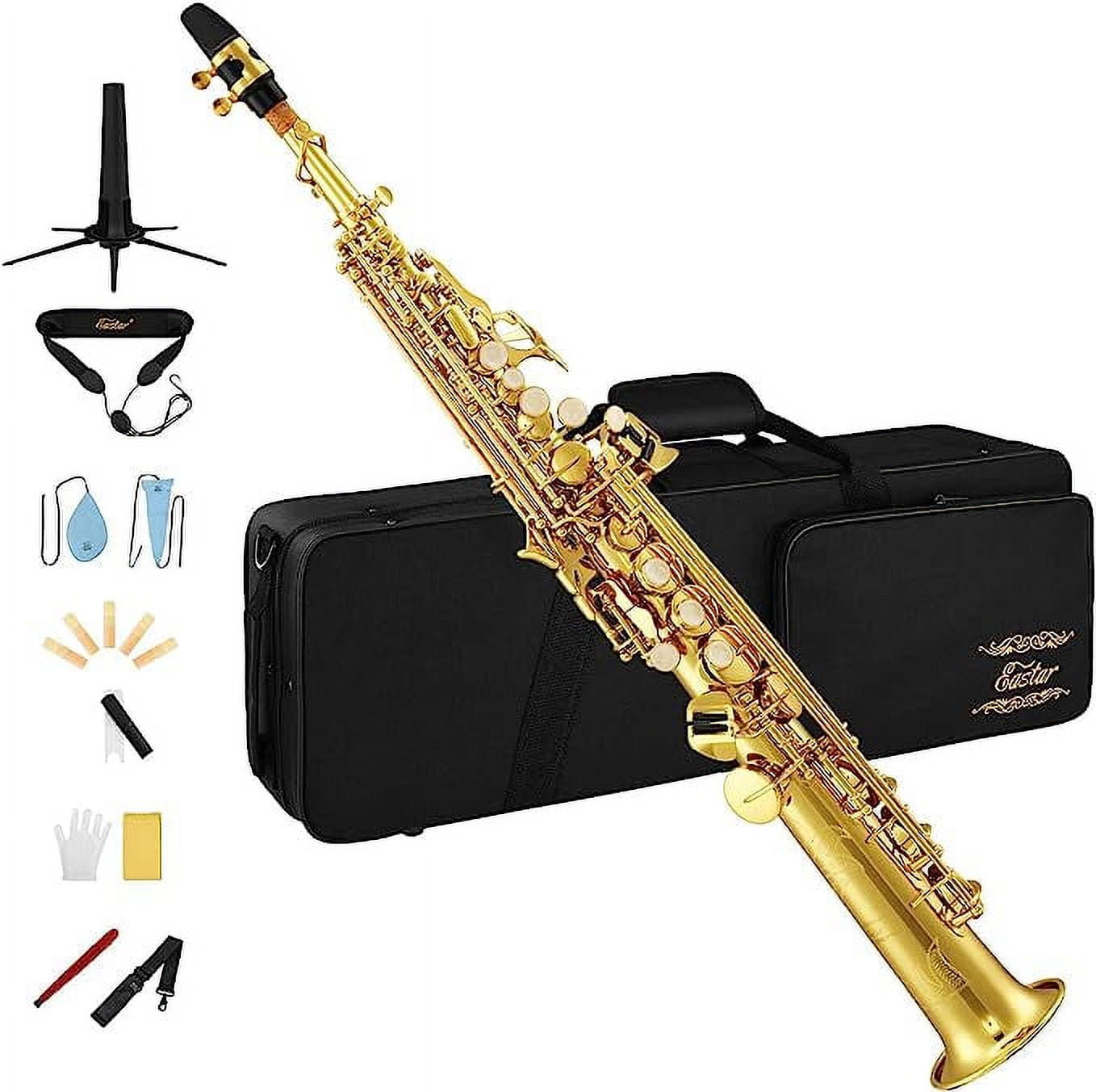 Sax Instruments Soprano B-Flat Small Elbow Saxophone Sax