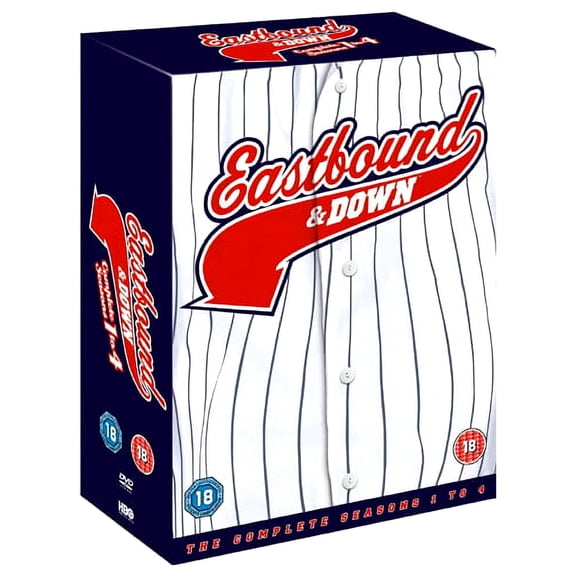 Eastbound & Down (Complete Seasons 1-4) - 8-DVD Box Set ( East bound and Down - Complete Seasons One, Two, Three & Four ) [ NON-USA FORMAT, PAL, Reg.2 Import - United Kingdom ]