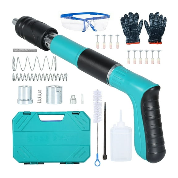 Eastbuy Manual Mini Steel Nail Gun Rivet Tool, Lightweight Wall Fastener with 3 Gear Power Adjustment