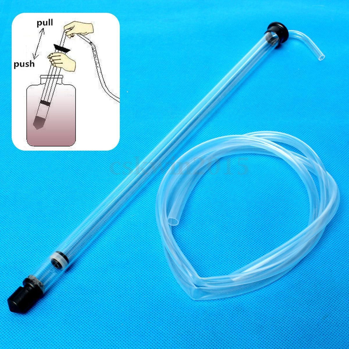 Eastbuy Siphon Auto Siphon Racking Cane,for Beer Wine Bucket Carboy