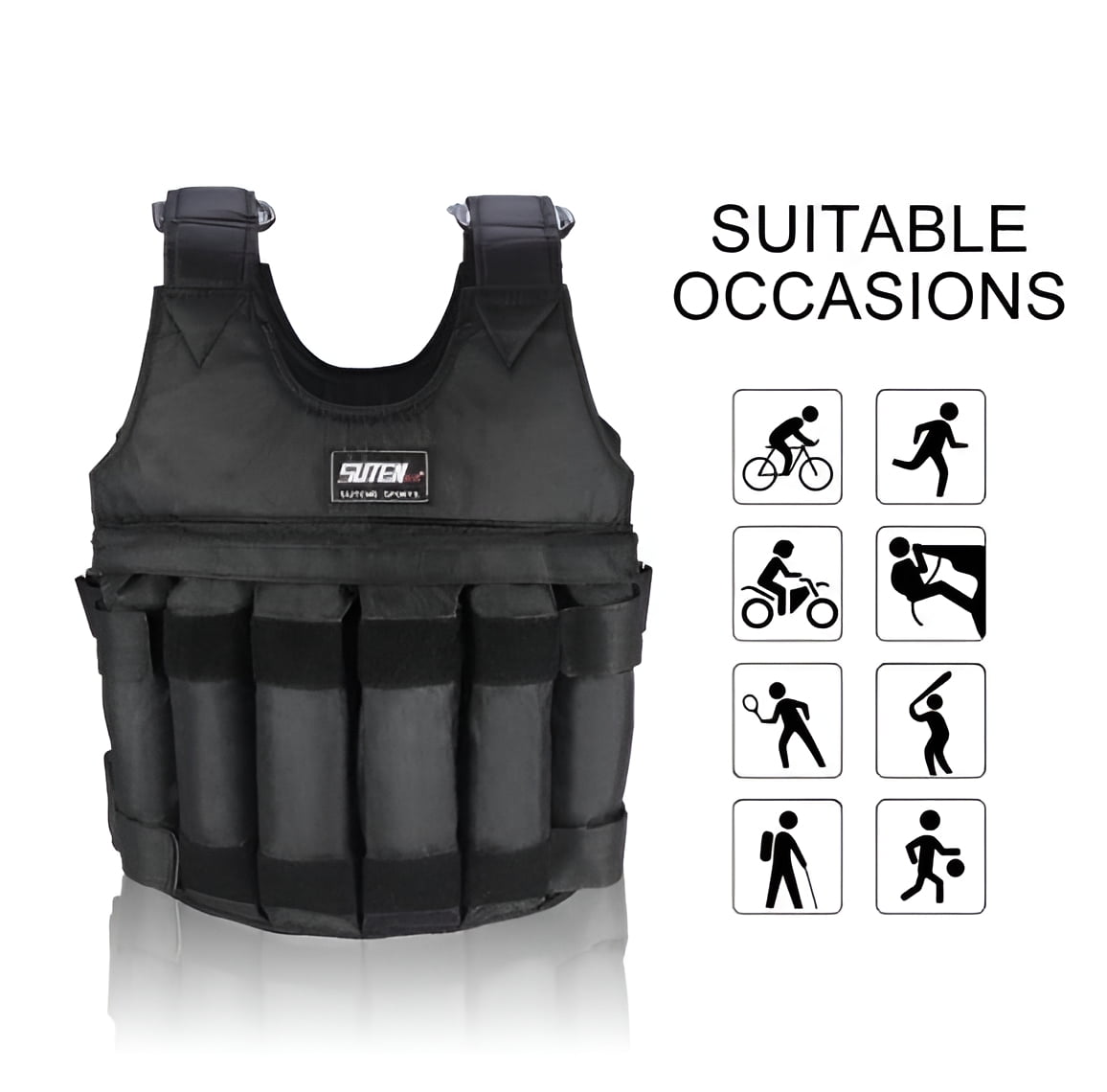 Weighted postal vest diy