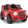 thumbnail image 1 of East doll 12V Power Ride on Toys for Toddlers, Kid Electric Car, G63 G Wagon Licensed Mercedes-Benz with Remote Controls, Aged 3-5Y,Red, 1 of 8