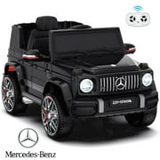 East doll 12V Power Ride on Toys for Toddlers, Kid Electric Car, G63 G Wagon Licensed Mercedes-Benz with Remote Controls, Aged 3-5Y,Black
