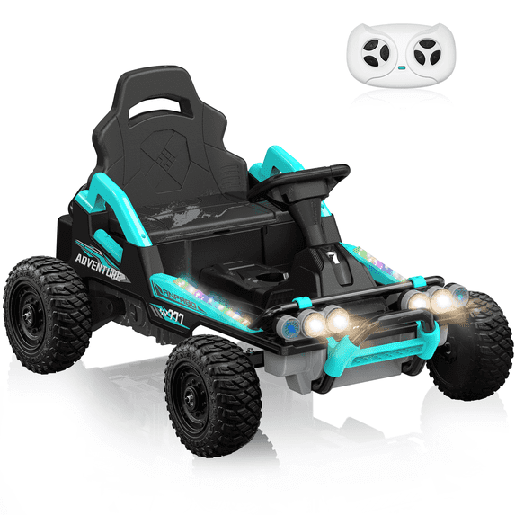 East doll 24V Ride On Toys Car for Big Kids Aged 3+, Electric Kart, Power 2X200W Motors, 4 Wheels, Remote Control, Gas Pedal & Brake, 5MPH, Race Car Ride on for Boys Girls Gift, Pink