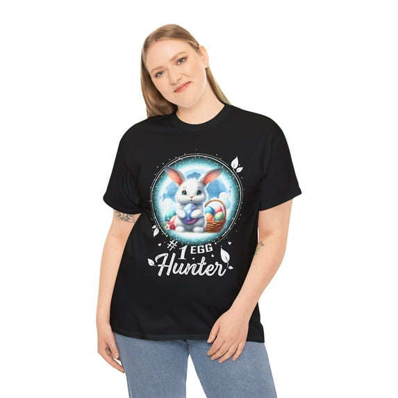 Easter #1 Easter Egg Hunter Bunny Easter Outfit Women Easter Womens Shirt Plus Size
