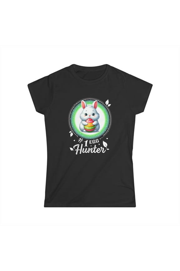 Easter #1 Easter Egg Hunter Bunny Women Easter Shirt Easter Womens T Shirts