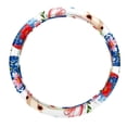 thumbnail image 1 of Easter 14.5 Inch Printing PVC Leather Car Wheel Cover Steering Wheel Cover Auto Accessories, 1 of 6