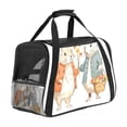 thumbnail image 1 of Easter 17x10x11.8 in Pet Carrier Bag - Fabric 900D Oxford Cloth - Sherpa Base - Nylon Webbing - Comfy & Durable Pet Travel Bag for Small Dogs - 200 Characters., 1 of 7